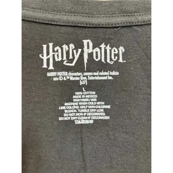 Harry Potter T-Shirt Black Large Men Women Tee Short Sleeve, I Solemnly Swear, - Picture 2 of 7